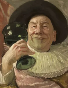 Self-portrait of the painter Stanislaw Lentz (1861-1920)