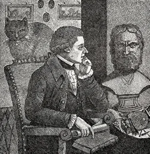 Selfportrait of John Kay, was a Scottish caricaturist and engraver
