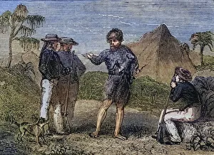 Selkirk and the British sailors