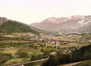 Semmeringbahn, Payerbach mit der Raxalpe
