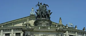 Semperoper, opera house of the Saechsische Staatsoper Dresden (Saxon State Opera)