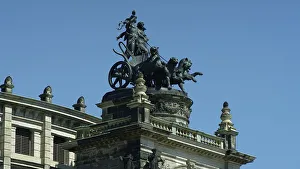 Semperoper, opera house of the Saechsische Staatsoper Dresden (Saxon State Opera)