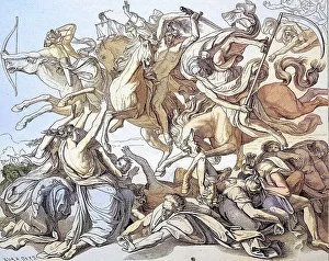 The sending of the four apocalyptic horsemen