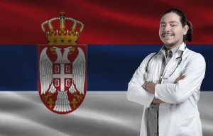 Serbia Health and Care concept