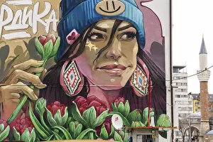 Serdika tulips mural, Arsek & Erase