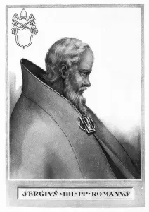 Sergius I (born in Palermo) (died September 7) (701) was probably elected Pope on 15 December 687