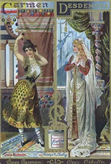 Series of costumes from the opera