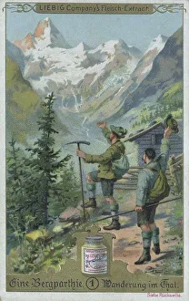 Series Eine Bergpartie, Wanderung im Tal