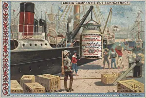 Series Export of Liebig meat extract to Africa
