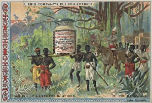 Series Export of Liebig meat extract to Africa