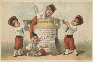 Series Genre Pictures 2 (1873 to 1878) (Paris) Children play French soldiers get soup