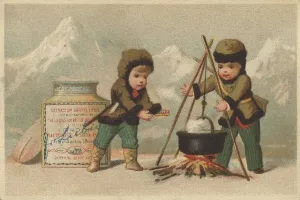 Series Genrebilder 2 (1873 to 1878) (Paris) Children in winter