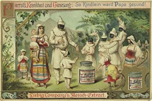 Series Healing of Pierrot by Liebig's meat extract