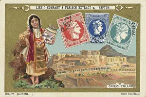 Series of historical valuable stamps