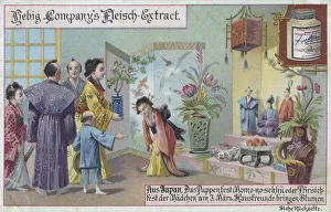 Series From Japan, The Doll Festival Momo-ro-sekkue or Peach Festival of the Girls on 3 March