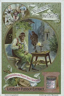 Series of male figures from Wagner operas
