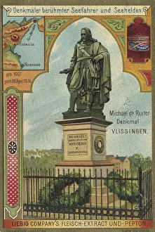 Series of monuments of famous seafarers and sea heroes