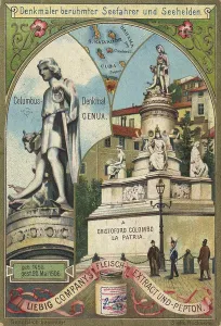 Series Monuments of famous seafarers and sea heroes