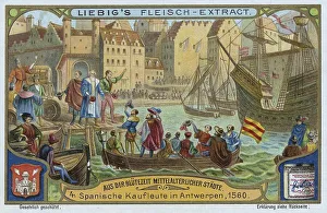 Series of pictures from the heyday of medieval cities