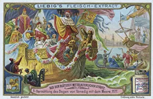 Series of pictures from the heyday of medieval cities