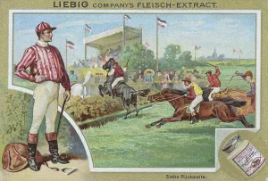 Series Sport, Military Rider, digitally restored reproduction of a collector's picture from c