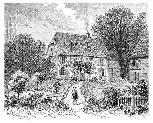 The Sessenheim rectory during Goethe's time