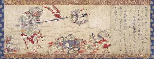 Part of a set of five hanging scrolls entitled Extermination of Evil