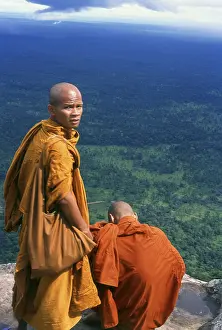 Set high on a cliff on the edge of the Dongrak Mountains overlooking Cambodia