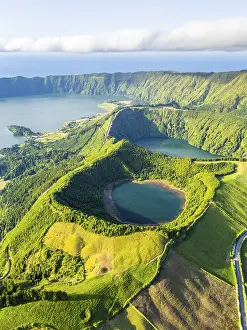 Sete Cidades Caldera at Sunset