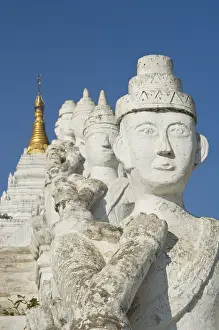 Settawya pagoda and statues, Mingun