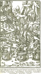 Seven of the Ores, historical account from Georgius Agricola