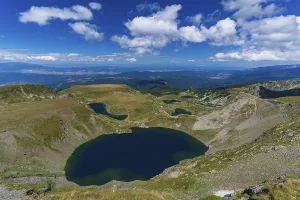The Seven Rila Lakes in the Rila Mountain