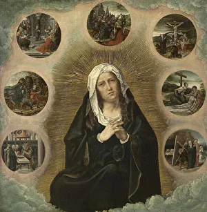 The Seven Sorrows of Mary, painting by Bernard von Orley