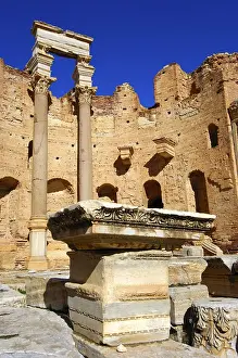 Severan Basilica, Ruins of the Roman City Leptis Magna