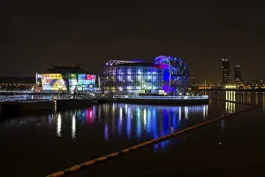Sevit Islands on the han river taken at night
