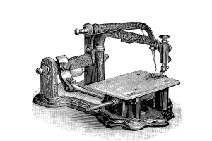 Sewing machine 1890: A machine from 1880 by the Wheeler and Wilson company