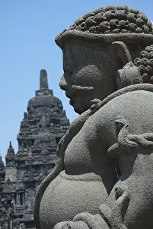 Sewu buddhist temple within Prambanan archaeological park