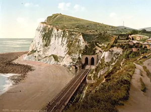 Shakespeare's Cliffs, White Cliffs of Dover are the region of the English coast facing the Strait of Dover