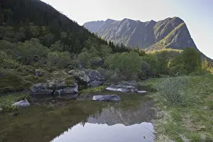 Shallow waters on the mountainside