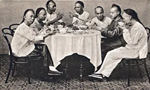 Shanghai, Group of men, businessmen