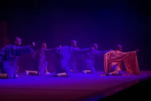 Shaolin monks during a show on the 22nd of March 2009 in Berlin