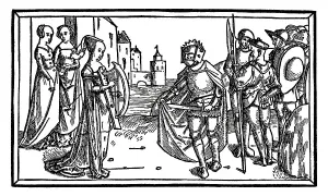 A sheet from the Luebeck Bible