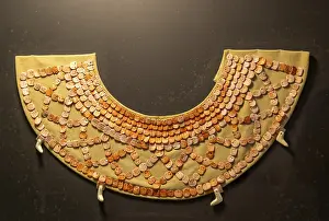 Shell necklace from Calakmul, Mayan archaeological museum