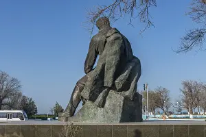 Shevchenko Monument, Aktau, Caspian sea