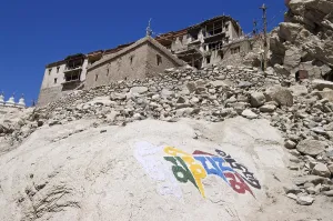 Shey monastery in Ladakh, Indus valley