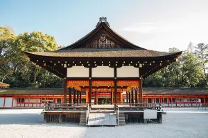 Shimogamo Shrine in Kyoto, Japan