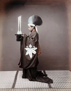 Shinto priest, Japan, Asia