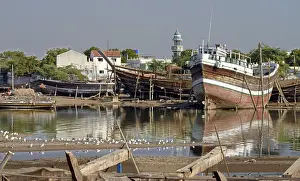 Ship Building at Mandvi, Kutch, Gujarat, India