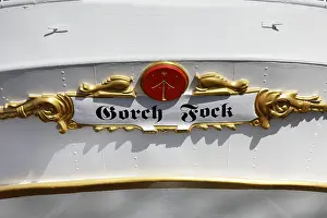 Ship name at the stern, Gorch Fock
