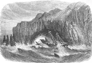 Shipwreck of the Torah on the reefs of Formy-Spit near Liverpool